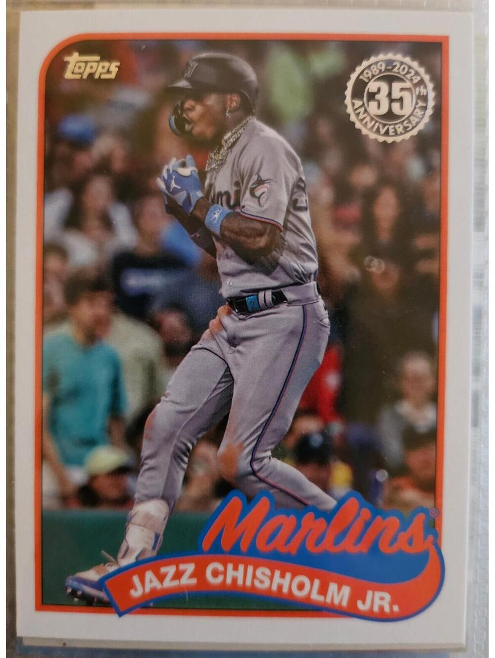 Jazz Chisholm Jr. 2024 Topps #89B-5 2024 Topps Marlins 35th Anniversary 1989